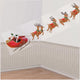 Santa and Reindeer Christmas Scene Setter Backdrop