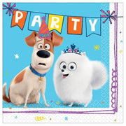Amscan Party Supplies Secret Life of Pets 2 Beverage Napkins (8 count)