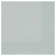 Amscan Party Supplies Silver Lunch Napkins 2 Ply 50ct (50 count)