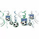 Soccer Swirls Decorations Kit ( count)