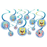 Amscan Party Supplies SpongeBob Spiral Decorations