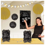 Amscan Party Supplies Sprklng Celebration Room 38 Bday  Kit