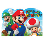 Amscan Party Supplies Super Mario Invitations (8 count)