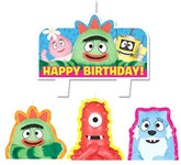 Amscan Party Supplies Yo Gabba Gabba Birthday Candle Set