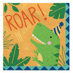 Amscan Roar Dinosaur Dino-Mite Napkins (16 count)