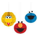 Amscan Sesame Street Honeycomb Decorations (3 count)