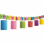 Amscan Tiki Lounge Lantern Garland