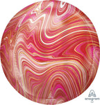15" Marblez Orbz - Red & Pink - Anagram