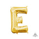 Letter E - Anagram - Gold (air-fill Only) 16″ Balloon