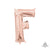 Letter F - Anagram - Rose Gold (air-fill Only) 16″ Balloon