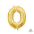 Letter O - Anagram - Gold (air-fill Only) 16″ Balloon