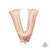 Letter V - Anagram - Rose Gold (air-fill Only) 16″ Balloon