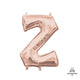 Letter Z - Anagram - Rose Gold (air-fill Only) 16″ Balloon