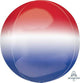 15" Ombre Orbz - Red, White & Blue - Anagram
