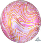 16" Marblez Orbz - Pink (3ct) Anagram