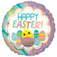 Happy Easter Stripes & Dots 17″ Balloon