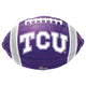 Texas Christian University TCU Horned Frogs Junior Shape 17″ Balloon