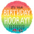 Birthday Hooray Gradient 18″ Balloon