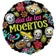 Día De Muertos Skulls 18″ Balloon