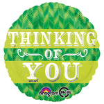 Green Chevron Thinking Of You 18″ Balloon