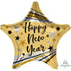 Happy New Years Bursts & Stars 18″ Balloon