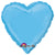 Heart - Pale Blue 18″ Balloon