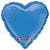 Heart - Periwinkle 18″ Balloon