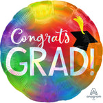 Iridescent Congrats Grad 18″ Balloon