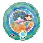 Mermaid Birthday 18″ Balloon