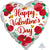 Satin Infused Happy Valentine's Day Roses 18″ Balloon