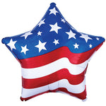 Patriotic Star 19″ Balloon