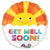 Get Well Soon Smiley Sunshine 28″ Balloon