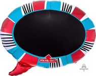 28" Red & Blue Chalkboard - Anagram