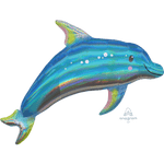29" Iridescent Blue Dolphin - Anagram