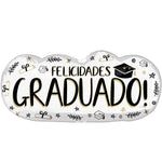 Sketched Felicidades Graduado 30″ Balloon