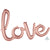 31″ Script Phrase Love Rose Gold