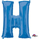 Letter H - Anagram - Blue 34″ Balloon