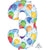 Number 3 - Anagram - Balloons & Streamers 34″ Balloon