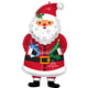 Snowy Santa 34″ Balloon