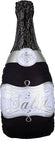 36" Black Bubbly Wine Bottle - Anagram