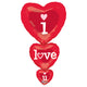 I Love You Stacker 36″ Balloon