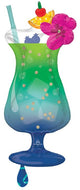 37" Blue Hawaiian Drink - Anagram