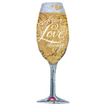 Forever Love Champagne 38″ Balloon