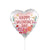 Happy Valentine's Day Satin Romantic Flowers (air Fill Only) 9″ Balloon