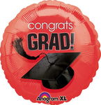 18" Congrats Grad - Red - Anagram