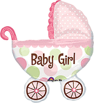 31" Baby Buggy - Girl - Anagram