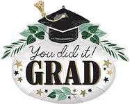 34" You Did It Grad Cap with Ivy - Anagram