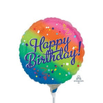 9" Happy Birthday Rainbow (25ct) - Anagram