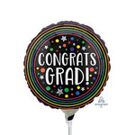9" Congrats Grad Colorful Circles (25ct) - Anagram