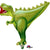 Anagram Mylar & Foil 15" T-Rex Foil Balloon